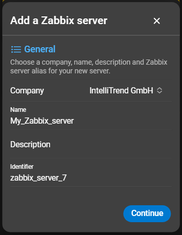 addZabbixServerGeneral
