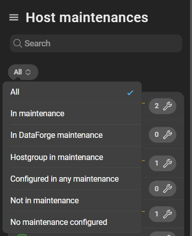 hostGroupFilter