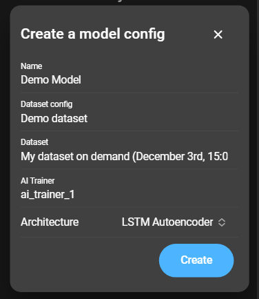 createModelConfig