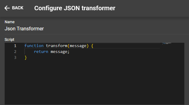 JSONTransformerScript