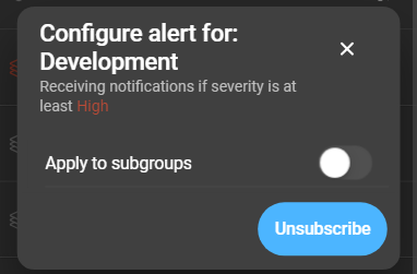 unsubscribeConfig