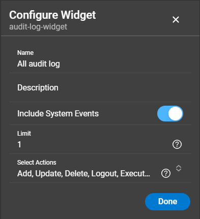 audit-log-widget